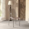 Cristal Light Grand Soleil Design stapelbare Stühle aus transparentem Polycarbonat für Küche und Bar Preis