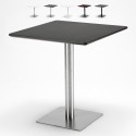 Rechteckig Bartisch 70x70 Zentraler Fuß für Bars Restaurants Hotels Horeca 
