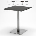 Tisch Viereckig 60x60 Zentraler Fuß Bars Bistros Horeca Aktion