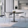 Goblet stil quadratischer Tisch mit abgerundeten Kanten Esszimmer Küche Bar Lillium 100 Verkauf