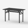 Foldesk Plus 120x60cm Klappbarer Schreibtisch für das Büro, platzsparend, 2 Ebenen Lagerbestand