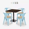 set horeca 4 stühle tisch 90x90cm bar restaurants dunmore Verkauf