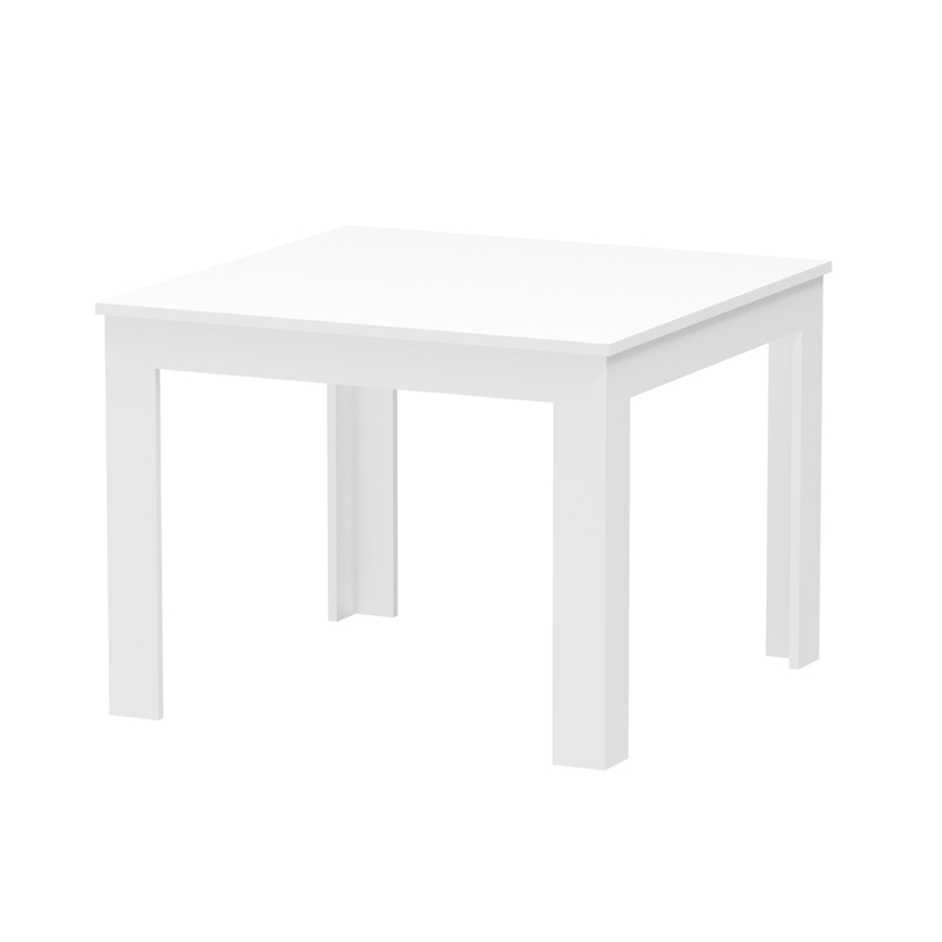 Weißer quadratischer Esstisch 80x80cm modernes Design Ika 8 Aktion Weißer quadratischer Esstisch 80x80cm modernes Design Ika 8 Aktion