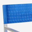Klappbarer Strandstuhl Klappstuhl aus Aluminium Regista Gold 