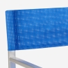 Klappbarer Strandstuhl Klappstuhl aus Aluminium Regista Gold 