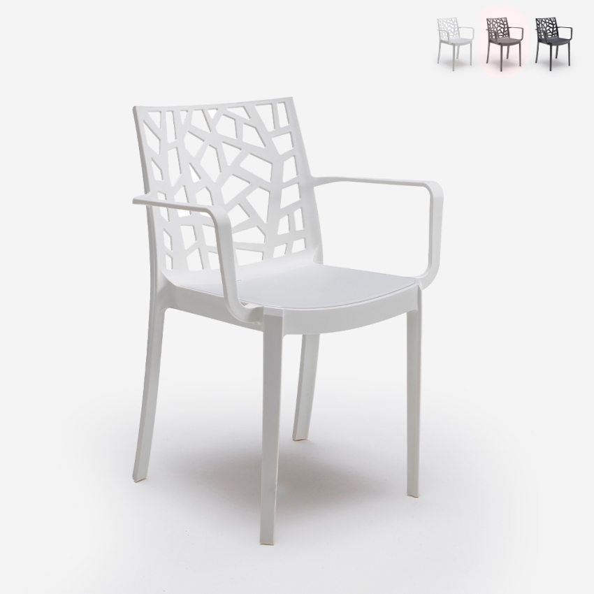 Gartenbarstuhl mit modernen Armlehnen Matrix Armchair BICA Aktion