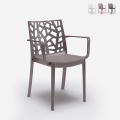 23er Set Matrix Armchair BICA Gartenstühle mit Armlehnen aus Polypropylen Aktion
