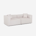 Sofa 3-Sitzer modular modern für Wohnzimmer aus Stoff Neko Angebot