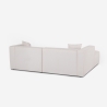 Sofa 3-Sitzer modular Halbinsel Ecke aus Stoff Lorys Rabatte