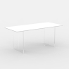 Transparenter Küchentisch 140x80cm modernes minimalistisches Design Faust Verkauf