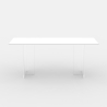 Transparenter Küchentisch 140x80cm modernes minimalistisches Design Faust Angebot