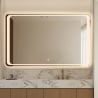 Badezimmerspiegel 130x80cm rechteckig LED-hinterleuchtet Morgen XL Angebot