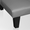 2-Sitzer Schlafsofa ausklappbar click clac modernes Design Kunstleder Neluba Lux Auswahl