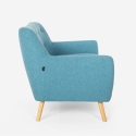 2-Sitzer Stoffsofa modernes Design skandinavischen Stil Irvine Auswahl