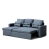3-Sitzer-Eckschlafsofa für Wohnzimmer und Lounges Smeraldo 