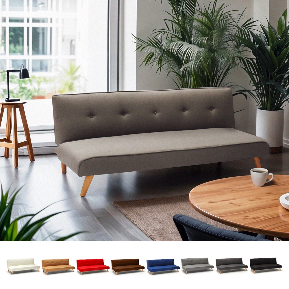 Schlafsofa 2-Sitzer aus Stoff für Wohnzimmer Design Larimar Aktion Schlafsofa 2-Sitzer aus Stoff für Wohnzimmer Design Larimar Aktion