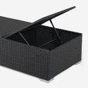 2er-Set Rattan-Gartenliegen mit Outdoor-Tisch Bali Eigenschaften