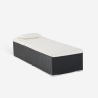 2er-Set Rattan-Gartenliegen mit Outdoor-Tisch Bali Sales