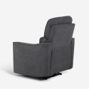 Ergonomischer Stoff-Relaxsessel elektrisch mit USB Chiara Sales