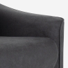 Ergonomischer Stoff-Relaxsessel elektrisch mit USB Chiara Lagerbestand