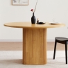 Esstisch 120 cm schwarz, rund aus Holz für Küche und Wohnzimmer Tiwit Angebot