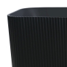 Freistehende mattschwarze rechteckige Badewanne 170x75cm Lemno Dark Rabatte