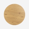 Esszimmertisch 120cm Küche rund aus Holz mit Sockel Bering Sales