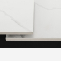 Esstisch 160-200x90cm ausziehbar modern Marmor-Effekt Caracas Eigenschaften