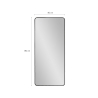 Standspiegel goldfarben 180 cm hochkant Design Arsen-G Katalog