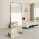 Standspiegel goldfarben 180 cm hochkant Design Arsen-G Angebot