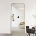 Standspiegel goldfarben 180 cm hochkant Design Arsen-G Sales