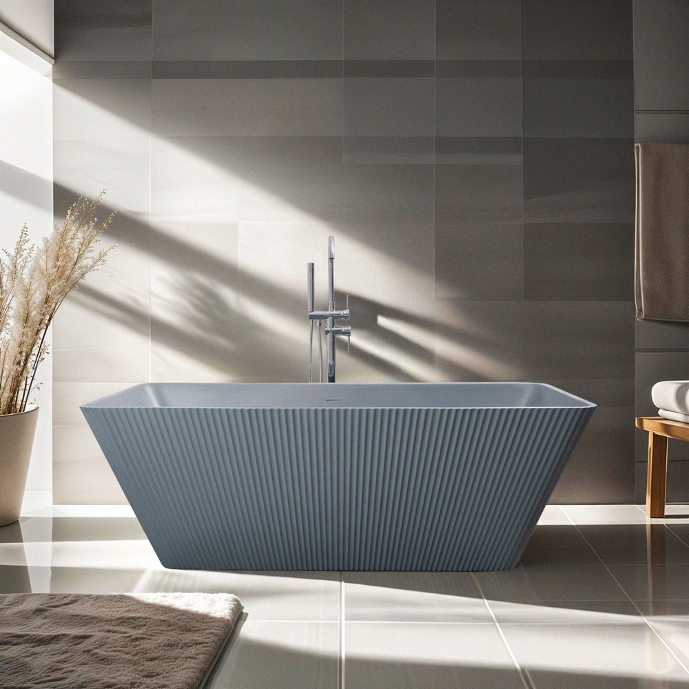 Badewanne 170x75cm freistehend rechteckig mattgrau Arkoi Moon Aktion Badewanne 170x75cm freistehend rechteckig mattgrau Arkoi Moon Aktion