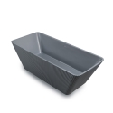Badewanne 170x75cm freistehend rechteckig mattgrau Arkoi Moon Verkauf