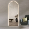 Wandspiegel 170x65cm modern LED-hintergrundbeleuchtet Stjarna Angebot