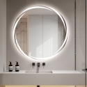 Badezimmerspiegel 70cm rund hinterleuchtet mit Anti-Beschlag Veski XL Angebot