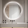 Badezimmerspiegel 70cm rund hinterleuchtet mit Anti-Beschlag Veski XL Angebot