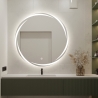 Badezimmerspiegel 70cm rund hinterleuchtet mit Anti-Beschlag Veski XL Sales