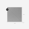 Set aus 8 dekorativen Schallschutzpaneelen 60x60 grau Design Toon-G Katalog