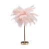 Tischlampe mit Federlampenschirm und 2 Lichtquellen Palm S Modell