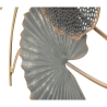 3D Wanddekoration aus Metall mit goldfarbenem Finish Web Rabatte