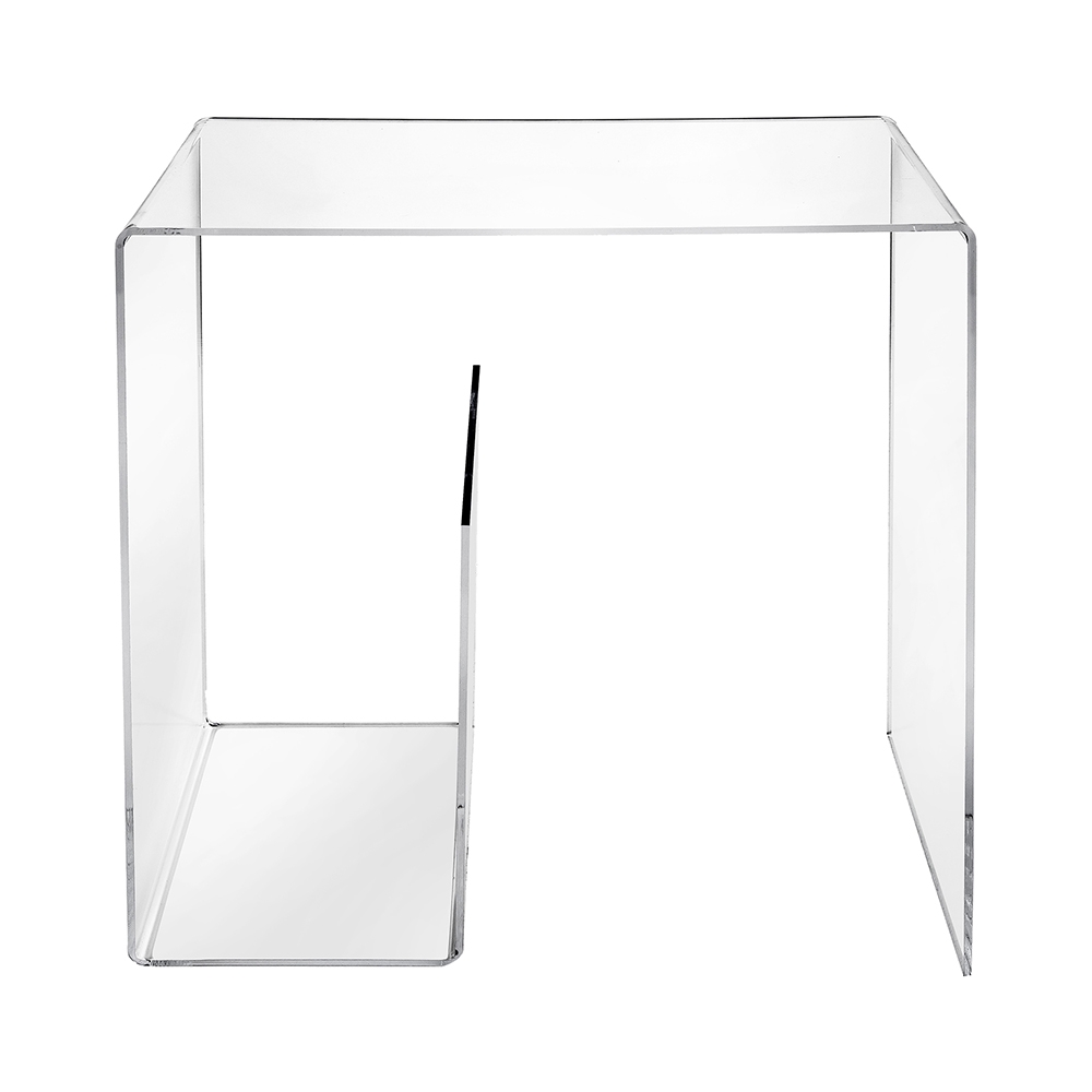 Wohnzimmertisch aus durchsichtigem Plexiglas 33x50x50cm G Table Aktion