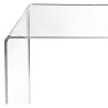 Wohnzimmertisch aus durchsichtigem Plexiglas 33x50x50cm G Table Rabatte