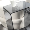 Wohnzimmer- Beistelltisch/Schrank aus transparentem Plexiglas  Viceversa Rabatte