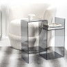 Wohnzimmer- Beistelltisch/Schrank aus transparentem Plexiglas  Viceversa Sales