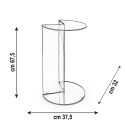 Sofatisch hoch aus klarem Plexiglas Atari 