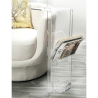 Beistelltisch mit Zeitschriftablage aus klarem Plexiglas Ambrogio Angebot