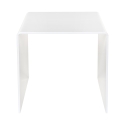Beistelltisch modern aus klarem Plexiglas 40x40cm 80'S Small Sales