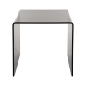 Wohnzimmertisch modern aus klarem Plexiglas 50x40x50cm 80'S Big Angebot