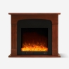Elektrokamin 1500W energiesparend Holz-Effekt mit Rahmen Ludvika M Aktion
