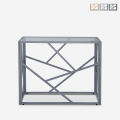 Eingangstisch modernes Design 100x40x78cm mit Glasplatte Kevin Aktion